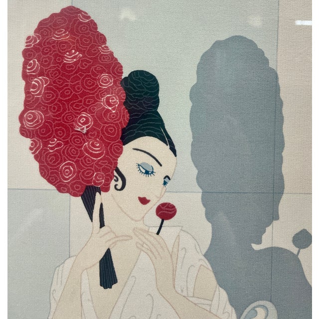This rare and gorgeous Art Deco image by the legendary Erté (Romain de Tirtoff, known as "the father of Art Deco")...