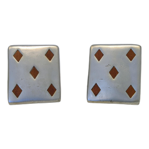Pair of Aluminum and Walnut Bookends for Jenfredware Maison Gourmet by Kenji Fujita, Circa 1960s
