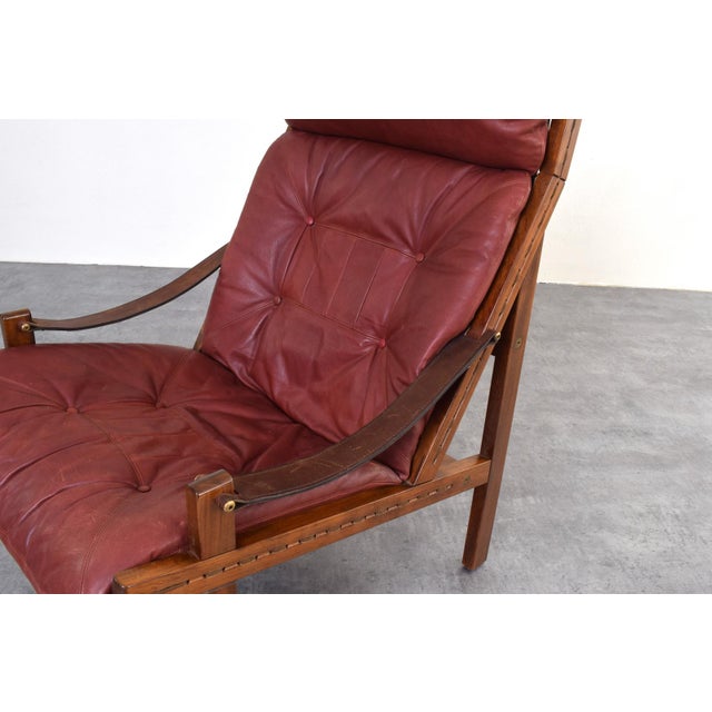 Mid-Century Hunter Lounge Chair by Torbjørn Afdal for Bruksbo, 1960s For Sale - Image 11 of 12