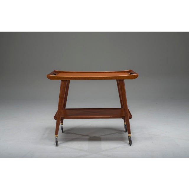 Mid-Century Modern German Bar Cart from Opal Möbel, 1960s For Sale - Image 10 of 18