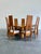 Wood Unique Postmodern Sculptural Dining Chairs, Set of 9 For Sale - Image 7 of 12