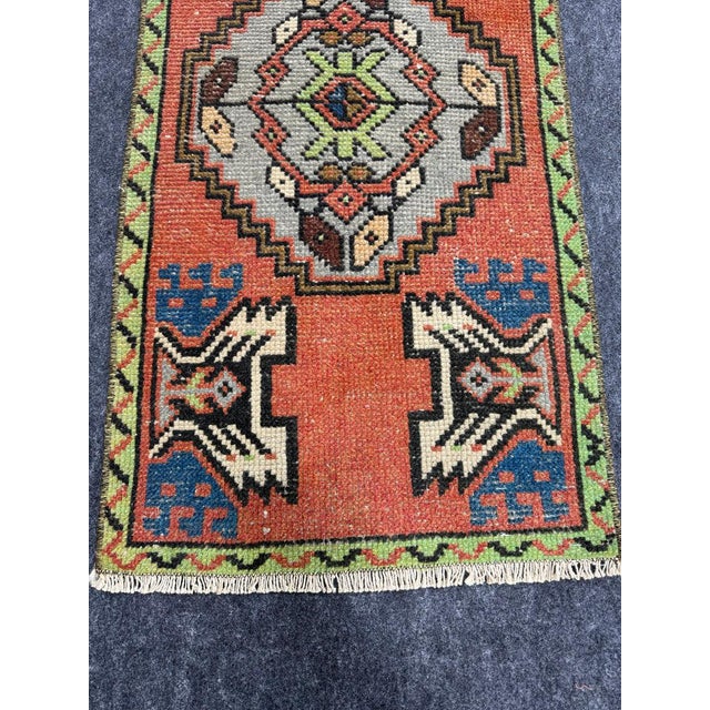 Contemporary Turkish Yastik Rug 1'6" x 2'11" For Sale - Image 3 of 5