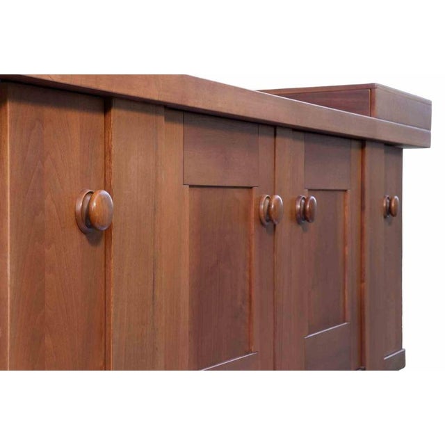 Walnut Cupboard by Silvio Coppola for Bernini, Italy, 1960s For Sale - Image 10 of 11