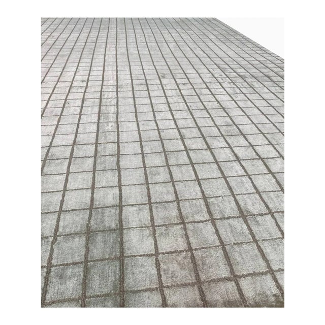 Handwoven Contemporary Area Rug 8x10 For Sale - Image 9 of 9