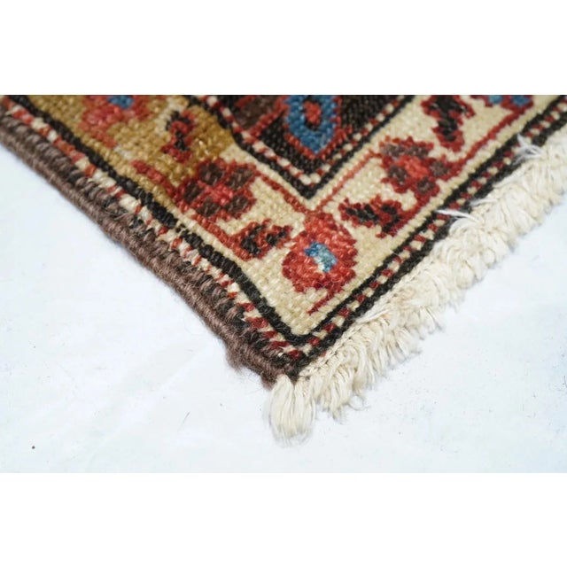 Traditional Antique Serapi Rug 3'11'' x 4'3'' For Sale - Image 3 of 9
