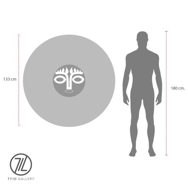 1970s Monumental Surreal Brutalist Sun Sculpture in Brass and Bronze by Emaus For Sale - Image 6 of 6