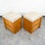 Mid-Century Modern Mid Century Modern Nightstand End Side Table Custom Stone Grey Top 1980 Drawers, 2 Pieces For Sale - Image 3 of 12