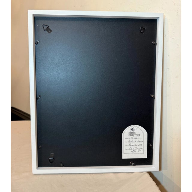 Original 2014 Chris Craymer Black and White Boy Girl Kissing Woods Photograph For Sale - Image 12 of 12