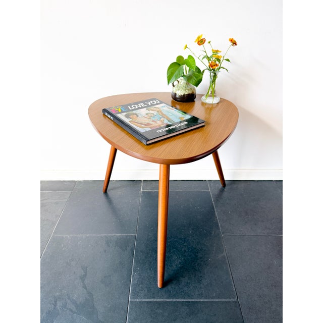 Mid-Century Modern LargeMid-Century Modern Triangular Formica Coffee Table, 1960s For Sale - Image 3 of 13