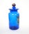 Mid-20th Century Italian Gilt and Hand-Painted Cobalt Blue Glass Apothecary Jars For Sale - Image 15 of 18