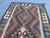 1980s Vintage Afghan Handmade Kilim Runner Rug | 2'5"x5'8" Ft Geometric Tribal Wool Carpet For Sale - Image 5 of 7