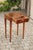 Italian 1820s Walnut Side Table with Oyster Veneer and Inlaid Quadrilobe Motif For Sale - Image 10 of 12