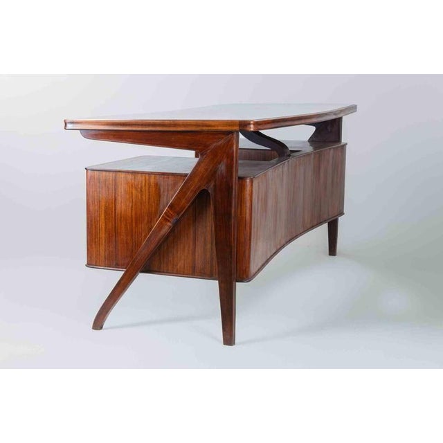 Mid-Century Desk attributed to Vittorio Dassi, 1950s For Sale - Image 3 of 13