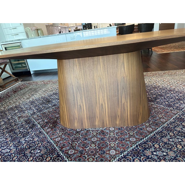 Mid Century Modern Oval Dining Table For Sale - Image 4 of 4