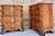 Early 20th Century Italian Burl Walnut and Fruitwood Bedside Commodes, Set of 2 For Sale - Image 17 of 18