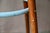 Vintage Bar Stool in Wood and Blue Lacquered Metal, 1960s For Sale - Image 10 of 12