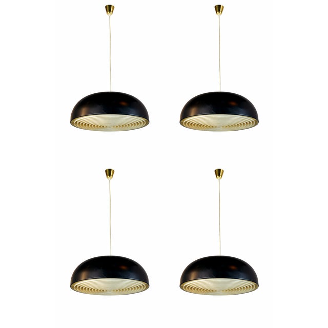 Vintage Scandinavian Pendant Lights, 1980s, Set of 4 For Sale - Image 12 of 12