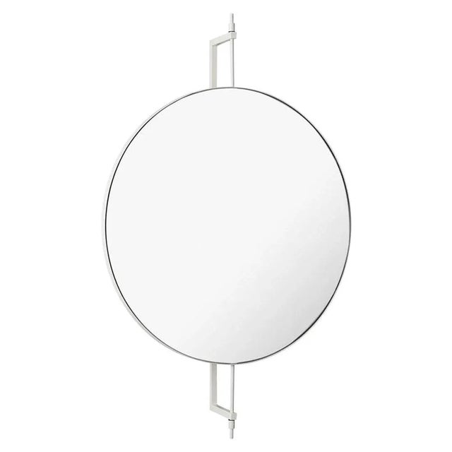 Not Yet Made - Made To Order Beige Circle Rotating Mirror by Kristina Dam Studio For Sale - Image 5 of 5