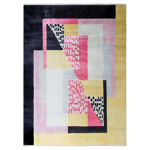 Modern Art Deco Style Rug by Doris Leslie Blau For Sale