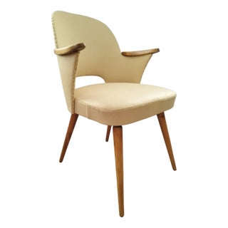 Vintage Cocktail Armchair attributed to Oswald Haerdtl for Thonet For Sale
