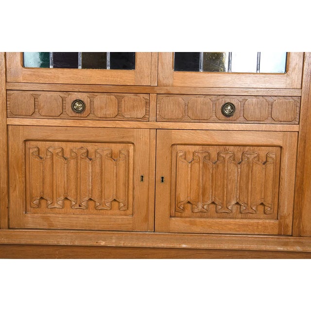 Wood 1970s Vintage Danish Oak Sideboard in the Manner of Henning Kjærnulf For Sale - Image 7 of 16