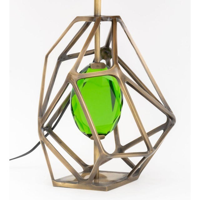Metal Koket "Gem" Table Lamps, Pair For Sale - Image 7 of 13