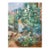 Vintage French Impressionist Art Print – Flower Garden Landscape by Morisot, 30" X 40" For Sale