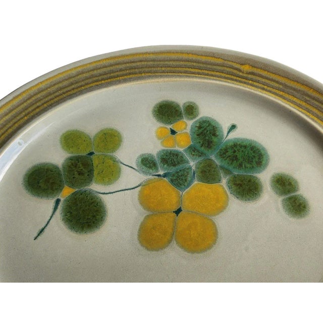 Celadon 1970s Franciscan Earthenware Serving Set in Pebble Beach Pattern, 3 Pieces For Sale - Image 8 of 11
