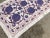 1990s Blue Crochet Suzani Handmade Table Runner For Sale - Image 5 of 8