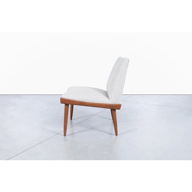 Mid-Century Modern Walnut Slipper Lounge Chairs by Kroehler, 1960s For Sale - Image 9 of 12