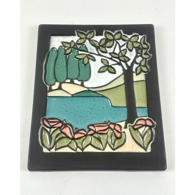 Mid-Century Modern Ceramic Wall Relief from Steuler, 1960s, Set of 3, in Very Good conditions. Designed 1960 to 1969 This...