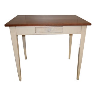 Antique Fixed Rectangular Table, 1920s For Sale