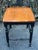 2000 - 2009 Napoleon Style Distressed Black Painted Barstools - Set of 4 For Sale - Image 5 of 10