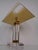 1970s Hollywood Regency Acrylic Glass & Brass Table Lamp, Italy, 1970s For Sale - Image 5 of 16