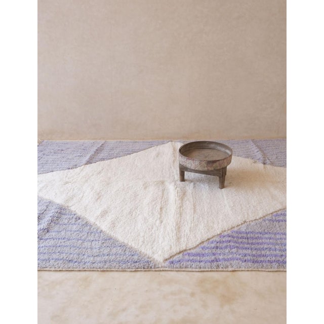 Contemporary Moroccan Wool Rug - 9.9 X 6.8 Ft For Sale In Cleveland - Image 6 of 8