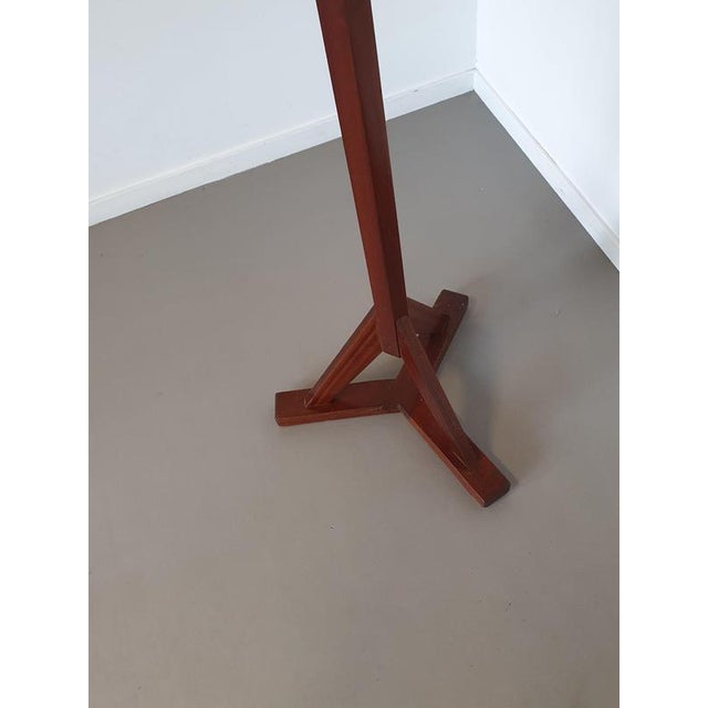 Brown Vintage Standing Coat Rack For Sale - Image 8 of 9