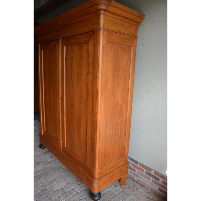 Wood Antique Cherry Wood Cabinet For Sale - Image 7 of 10