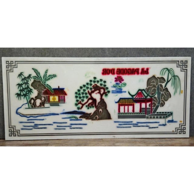 Vintage Restaurant Mirror, 1970s For Sale - Image 6 of 10