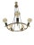 Brass Pendant Lamp in Stilnovo Style by Gaetano Sciolari For Sale - Image 3 of 6
