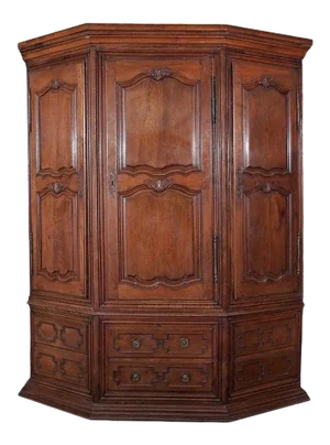 18th Century Louis XIV Corner Cabinet