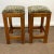 1970s Mid-Century Safari Boho Chic Faux Leopard Counter Stools, Newly Reupholstered - A Pair For Sale - Image 12 of 12
