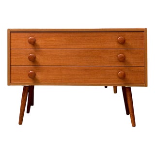 Vintage Teak Chest of Drawers from Ikea, Denmark, 1970s For Sale