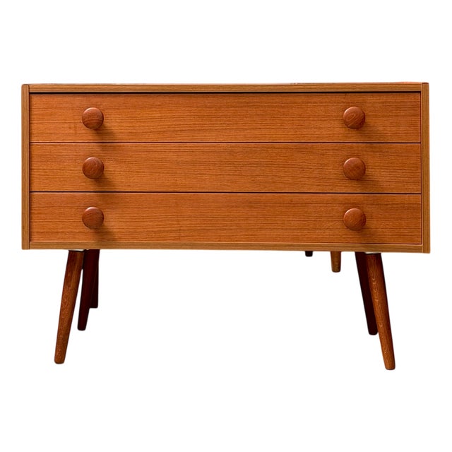 Vintage Teak Chest of Drawers from Ikea, Denmark, 1970s For Sale