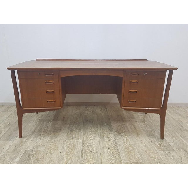 Teak Desk by Svend Aage Madsen for HP Hansen, Denmark, 1960s For Sale - Image 10 of 18