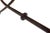 1980s Console Table Wood and Iron For Sale - Image 5 of 10