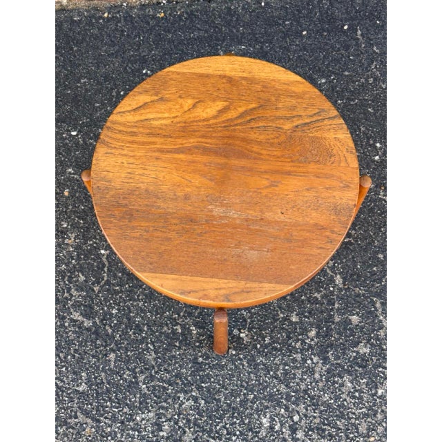1960s Attributed to Jens Quistgaard for Dux Teak Flip Top Table For Sale - Image 9 of 12