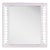 Fleur Home Audubon Spruce Square Mirror in Lite Lavender, 48x48 For Sale
