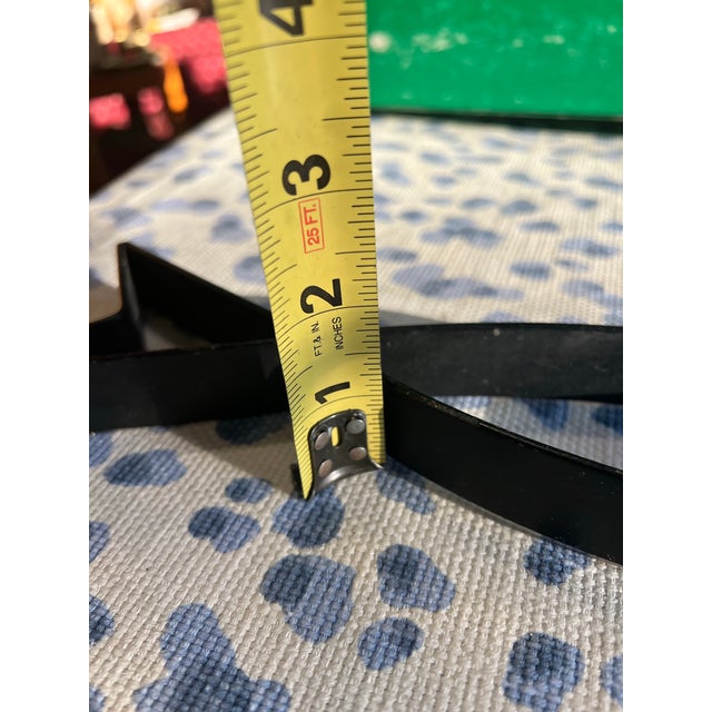 1970s Small Black Metal Fish Knick-Knack For Sale - Image 4 of 9