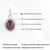 Oval Star 7.71 Ct Ruby Solitaire Pendant With Diamond Halo in Center For Sale - Image 13 of 15