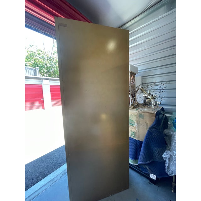 Excellent Vintage Attribution: MasterCraft Mid Century Vitrine Cabinet Wonderful Cabinet clad in brass makes for a...